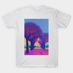 Purple blooming trees, jacaranda T-Shirt